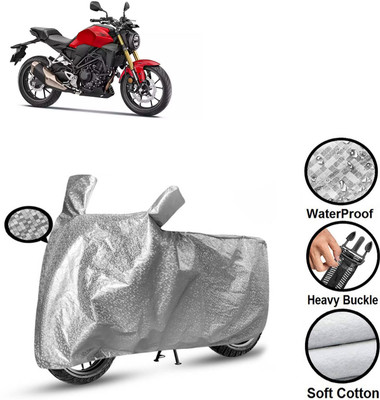 CODOKI Waterproof Two Wheeler Cover for Honda(CB300R, Silver)