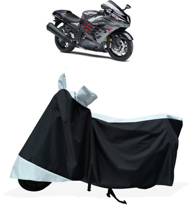 Tricway Two Wheeler Cover for Kawasaki(Ninja ZX-14R, White)