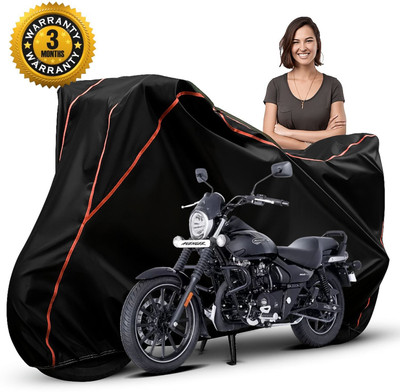 CoverX Waterproof Two Wheeler Cover for Bajaj(Avenger, Black, Red)