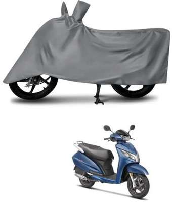 Tritika Waterproof Two Wheeler Cover for Honda(Activa 125, Grey)