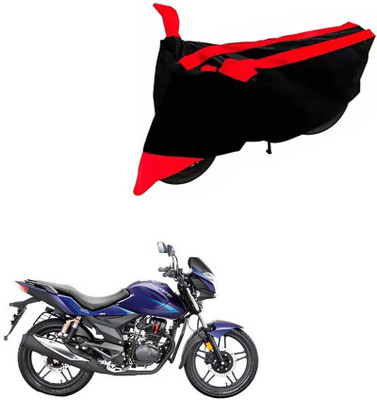 DeepShakshi AUTOMOTIVE Two Wheeler Cover for Hero(CBZ Extreme, Black, Red)