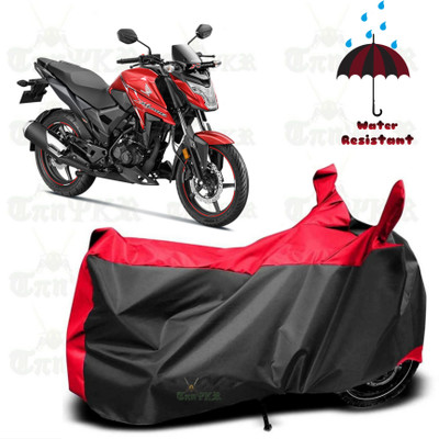 sowelar Waterproof Two Wheeler Cover for Honda(X-Blade, Black, Red)