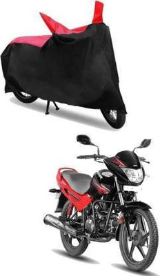 Anamika collections Two Wheeler Cover for Hero(Glamour, Red, Black)