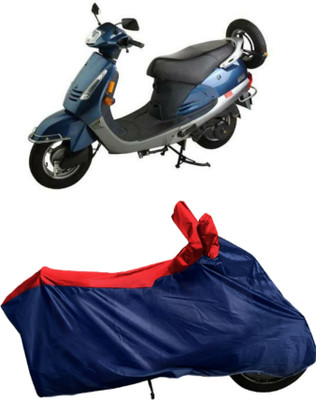 Autofly Waterproof Two Wheeler Cover for Kinetic(Nova EX, Blue, Red)