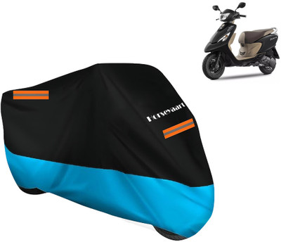 Horseyaart Waterproof Two Wheeler Cover for TVS(Zest, Blue)