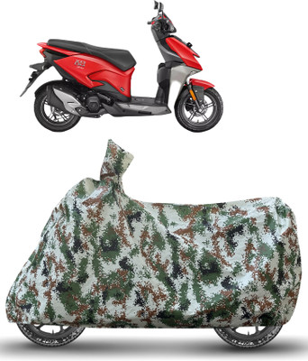 Caronix Waterproof Two Wheeler Cover for Hero(Green)