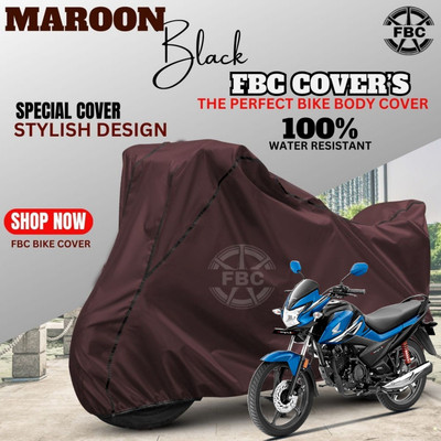FBC Waterproof Two Wheeler Cover for Honda(Livo, Maroon)