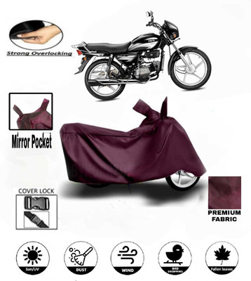 AutoGalaxy Waterproof Two Wheeler Cover for Hero(Splendor Plus, Maroon)
