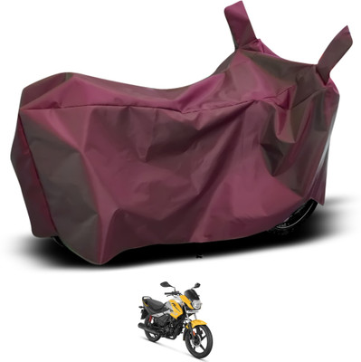 GOSHIV-car and bike accessories Waterproof Two Wheeler Cover for Hero(Passion Pro i3S, Maroon)