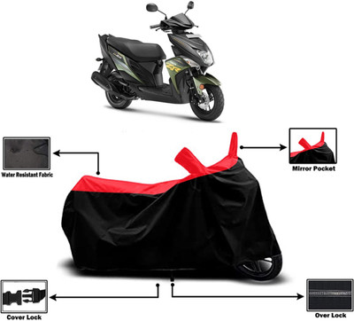 Amexride Two Wheeler Cover for Yamaha(Ray ZR, Red)