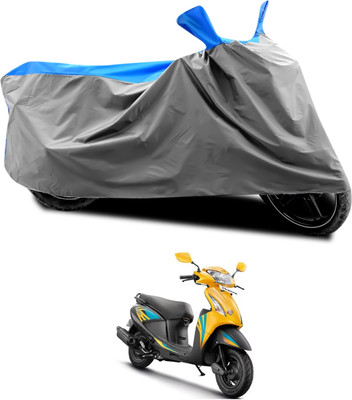PAGORA Waterproof Two Wheeler Cover for Hero(Pleasure, Grey, Blue)