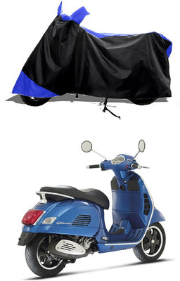 GROFATIK Two Wheeler Cover for Vespa(GTS Super 300, Blue)