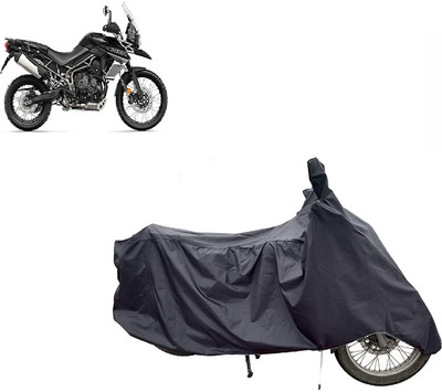 Anlopeproducts Waterproof Two Wheeler Cover for Triumph(Tiger 800, Grey)