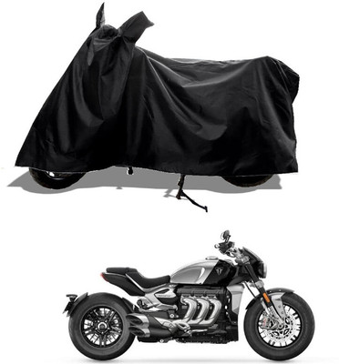 GROFATIK Two Wheeler Cover for Triumph(Rocket III, Black)