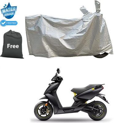 PAGORA Waterproof Two Wheeler Cover for Ather(450, Silver)