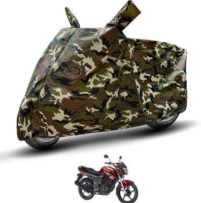 MOCKHE Waterproof Two Wheeler Cover for Yamaha(SZ X, Brown)