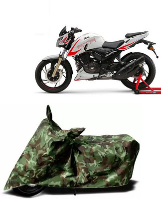 KPIND Waterproof Two Wheeler Cover for TVS(Apache RTR 200, Multicolor)