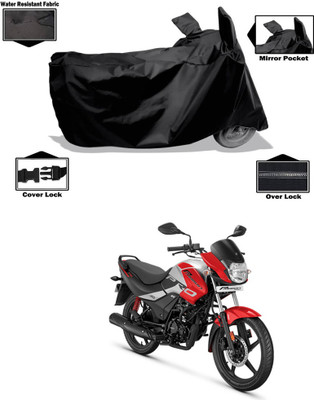 CODOKI Waterproof Two Wheeler Cover for Hero(Passion Pro i3S, Black)