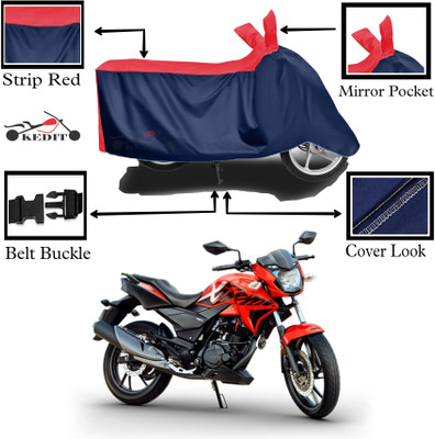KEDIT Two Wheeler Cover for Hero(Xtreme 200R, Red, Blue)