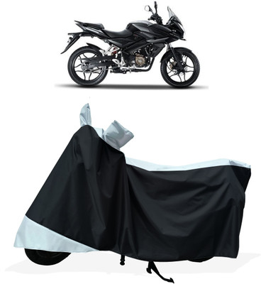 Tricway Two Wheeler Cover for Bajaj(Pulsar AS 150, White)