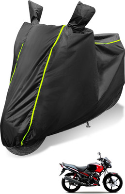 Auto Hub Waterproof Two Wheeler Cover for Yamaha(Gladiator, Black)