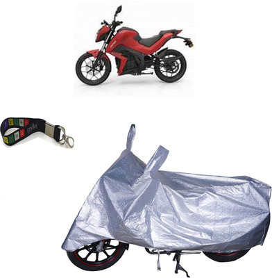 UKIGAL Waterproof Two Wheeler Cover for Techo Electra(BS6, Silver)