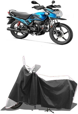 SUGASHRI Waterproof Two Wheeler Cover for Hero(Passion Pro TR, White, Black)
