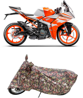 Coxtor Waterproof Two Wheeler Cover for KTM(RC 200 BS6, Multicolor)