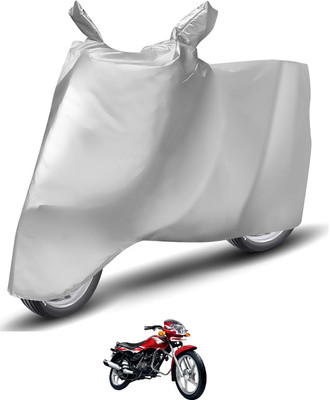Caronix Waterproof Two Wheeler Cover for TVS(Star Sport, Silver)