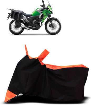 VESMEI Two Wheeler Cover for Kawasaki(Versys-X 300, Orange)