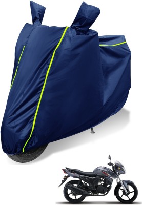 Auto Hub Waterproof Two Wheeler Cover for Yamaha(SZ X, Blue)