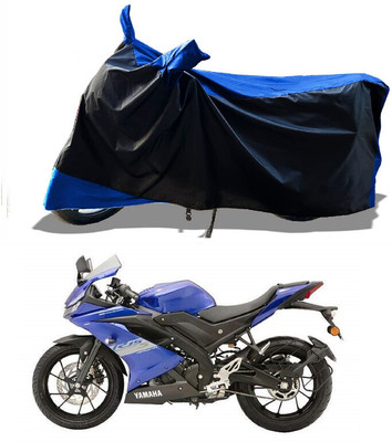 DeepShakshi AUTOMOTIVE Waterproof Two Wheeler Cover for Yamaha(YZF R15S BS6, Blue)