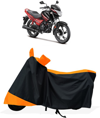 Tricway Two Wheeler Cover for Hero(Glamour Programmed FI, Orange)