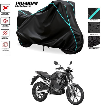 PAGORA Waterproof Two Wheeler Cover for Revolt(RV 300, Black)