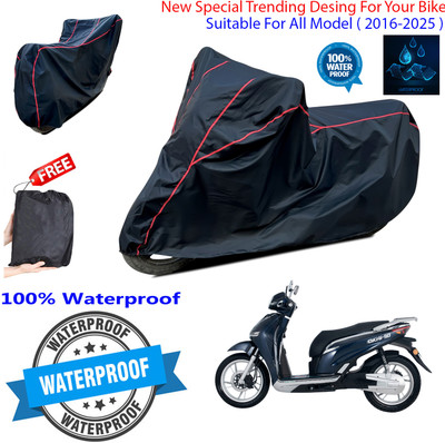 OliverX Waterproof Two Wheeler Cover for Okinawa(Black)