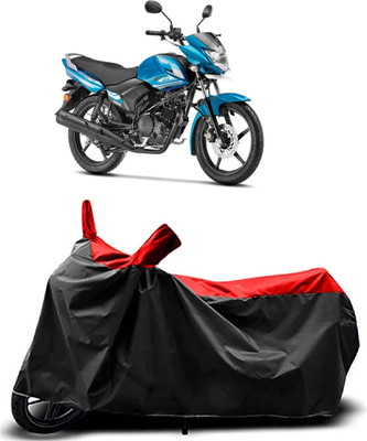 MMSSTAR Waterproof Two Wheeler Cover for Yamaha(Saluto, Red)