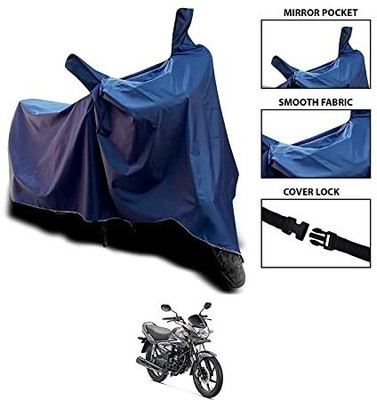 Mdstar Waterproof Two Wheeler Cover for Honda(CB Shine, Blue)