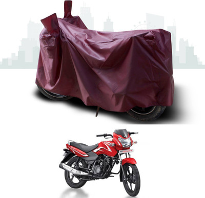 KEDIT Two Wheeler Cover for TVS(Sport, Maroon)