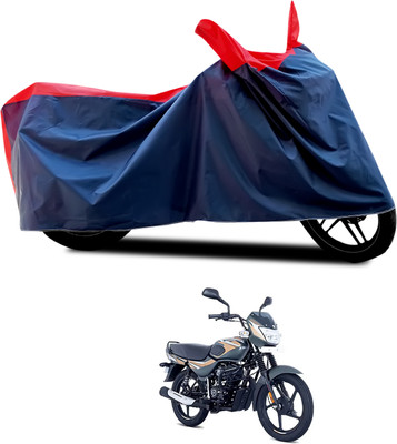CODOKI Waterproof Two Wheeler Cover for Bajaj(CT 100, Black, Red)