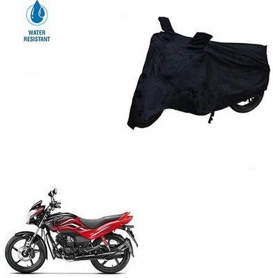 MMSSTAR Waterproof Two Wheeler Cover for Honda(Passion Xpro, Black)
