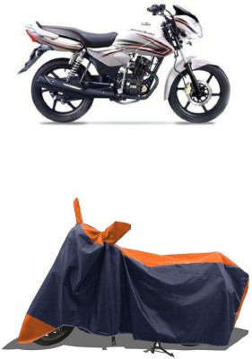 SUGASHRI Waterproof Two Wheeler Cover for TVS(Phoenix 125, Orange, Blue)