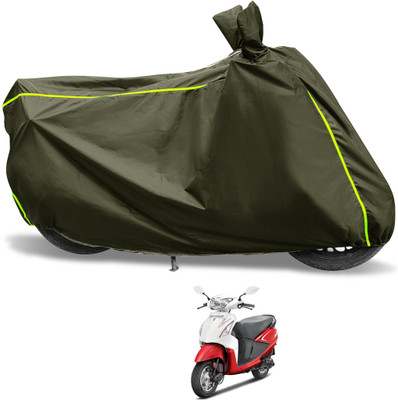 Euro Care Waterproof Two Wheeler Cover for Hero(Pleasure, Green)