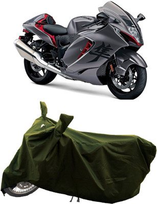 GROFATIK Two Wheeler Cover for Suzuki(Hayabusa, Green)