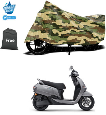 PAGORA Waterproof Two Wheeler Cover for TVS(iQube Electric, Yellow)