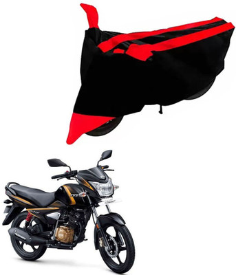 DeepShakshi AUTOMOTIVE Two Wheeler Cover for TVS(Victor New, Black, Red)