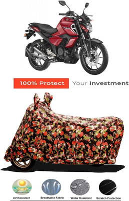 Amexride Two Wheeler Cover for Yamaha(FZ-S Fi Version 3.0 BS6, Multicolor)