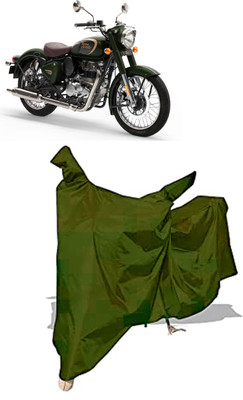 Amexride Two Wheeler Cover for Royal Enfield(Classic 350, Maroon)