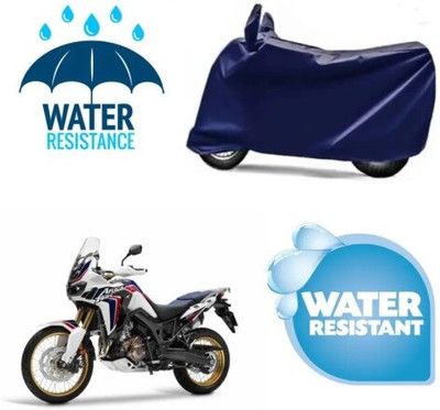 Tritika Waterproof Two Wheeler Cover for Honda(Africa Twin, Blue)