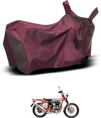 CODOKI Waterproof Two Wheeler Cover for Royal Enfield(Bullet Trials 500, Maroon)