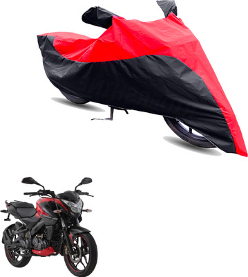 Motodreka Two Wheeler Cover for Bajaj(Pulsar NS-160, Red, Black)